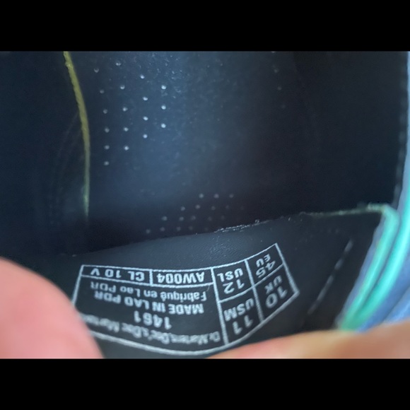 Dr. Martens 1461 Smooth Leather Oxford Shoe Peppermint Green - Picture 7 of 9